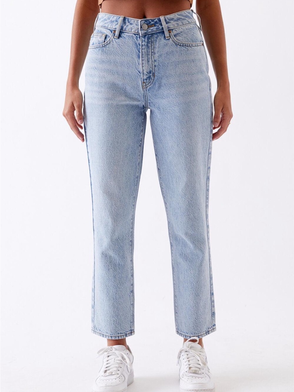 PacSun Light Blue Mom Jeans High Rise Tapered Size 24